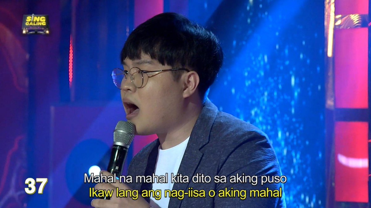 SingGalingTayo's tweet photo. Koreanong kumakanta ng Aegis?! Sa Sing Galing #SingTernational lang yan! β¨ππΌ https://t.co/gpBN40SmWf