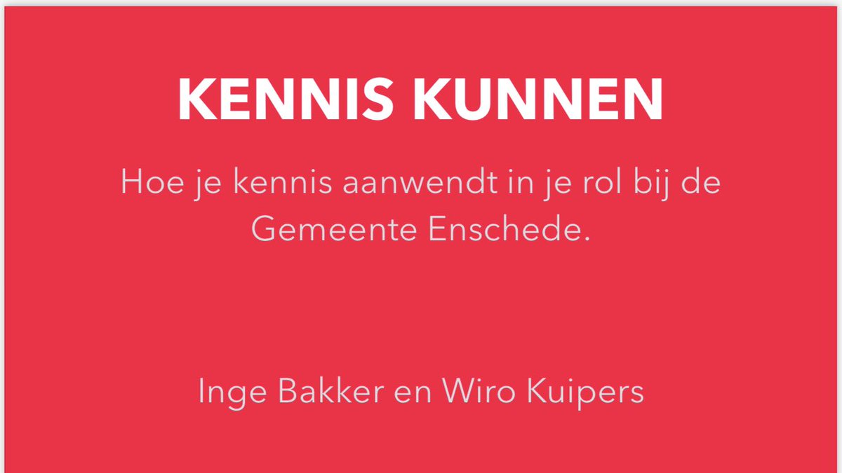 KennisTwente's tweet photo. Interactieve workshop Kennis Kunnen verzorgd met @WiroKuipers @EnschedeL binnen het Enschede ontwikkelt Festival. Food for thought! @Gem_Enschede https://t.co/Ffkd1Kn3yW
