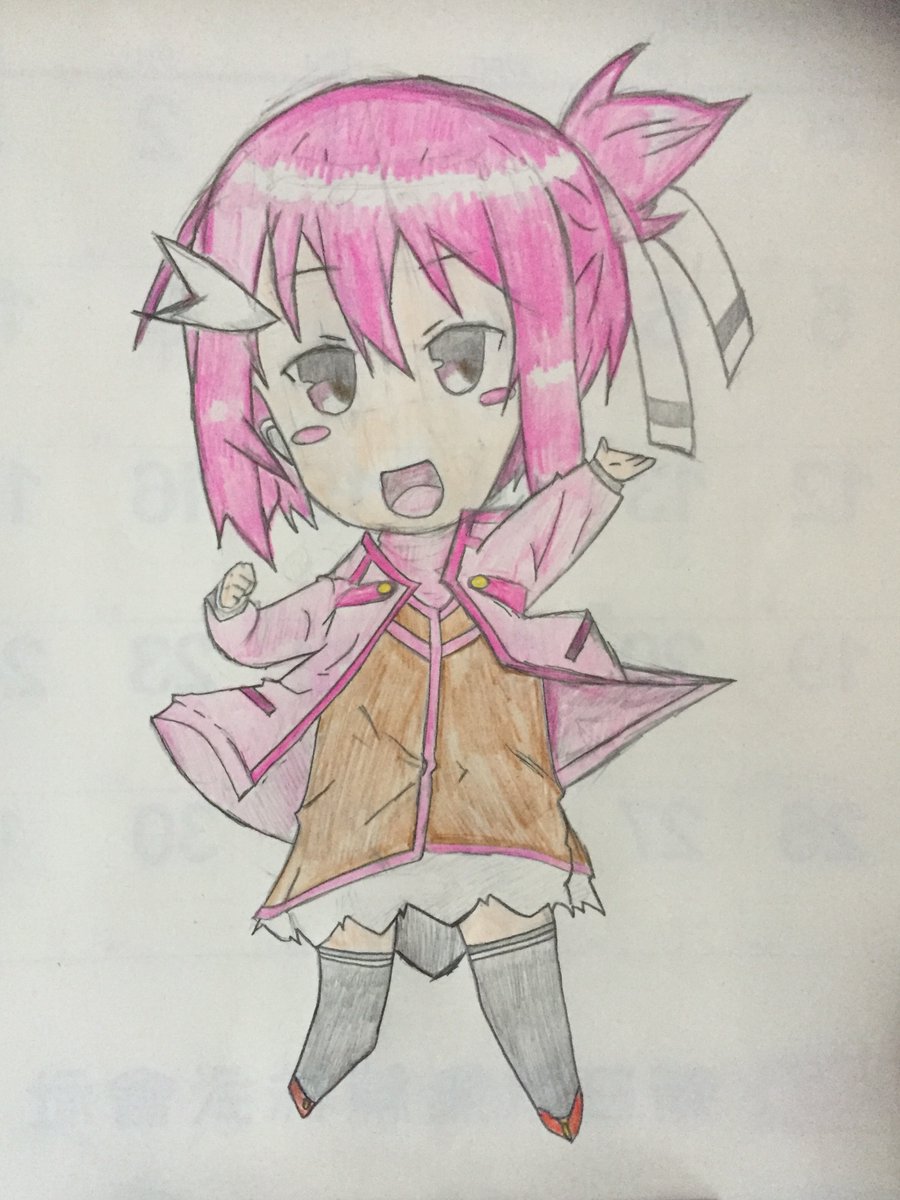 #このタグを見た人は推しの初描きと現在の絵を載せよう 
アナログが4年前、デジタルが最近のゆゆゆ、艦これイラスト 