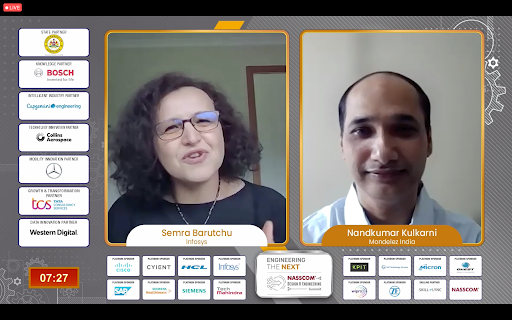 NasscomEvents's tweet photo. In conversation with Nandkumar Kulkarni, Mondelez India, Semra Barutchu, @Infosys asks, "What are your sustainable strategies and how are you addressing the wastage?"

Learn the best strategies from industry experts.
Register: https://t.co/NYZcOTt03p
#nasscomES @SBarutch @MDLZ https://t.co/s4dZ8ZPSER