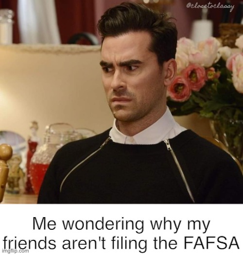 learnmorein's tweet photo. My wondering why my friends aren't filing the FAFSA...

#filethefafsa #fafsa #financialaid #scholarship #learnmoreindiana https://t.co/9zOAXVKYOG