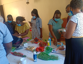 PatrickCodjia's tweet photo. Day 4/6 of the #BFCI ToT in #Mtwapa @KilifiCountyKE – Interactive sessions w group discussions, role play, practical demonstrations on how to make good food choices and combination from the 10 and 7 food groups for women and children 6-23 months.
#dietdiversity https://t.co/bUIDyRtEyY
