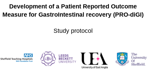 wannabehawkeye's tweet image. Two SIVs today for the #PRODIGI study (PROM development for GI recovery) funded by @NIHRresearch 

Welcome @DBH_NHSFT and @UHBGSRT to the study.

@DeenaHarji @dmbaker13 @SJ_Chapman @DebbyHawkins2 @littlemissileo 

@sheffunimdh @SheffieldHosp @CTRU_Sheffield