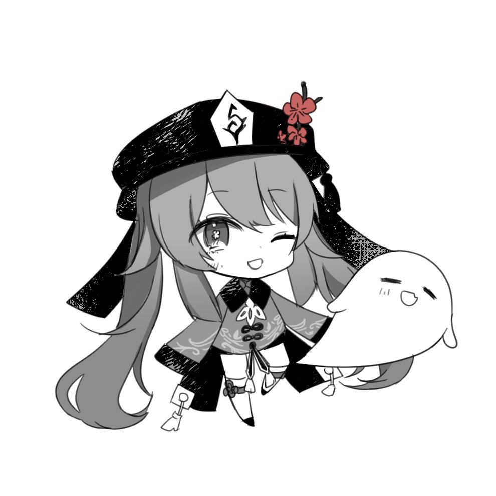 shiroyanya's tweet photo. Hu Tao for Inktober Day 6: Spirit 👻
#HUTAO #hutaofanart #GenshinImpact #genshin #Genshinfanart #Chibi #Inktober https://t.co/YY4F4BTyXs