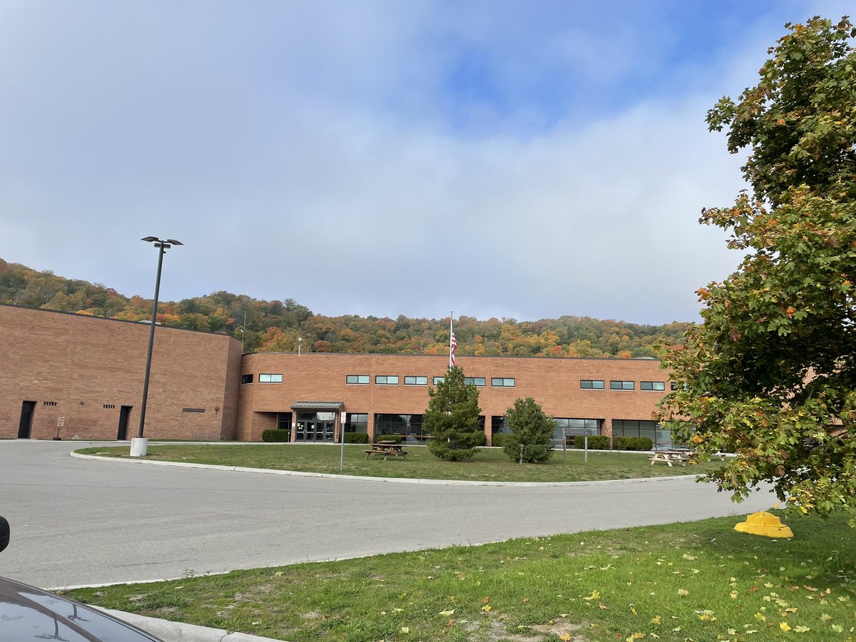 massp's tweet photo. I don’t think anyone can argue…Munising HS has the best views in the State. https://t.co/YkGko08dLn