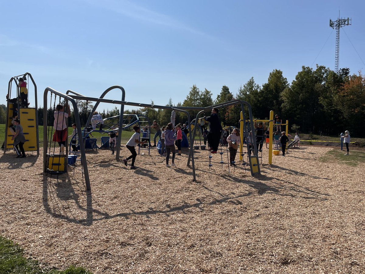 New playground is open! Panthers are loving it! #pantherpride