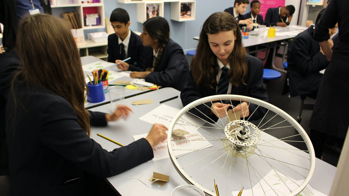CovMuseumsLearn's tweet image. We have welcomed year 10 students from @BH_Coventry back to @CovTM today for a celebration event, reflecting on their achievements during the #DesignLabNation project from the @V_and_A. Well done to all involved! #FutureEngineers