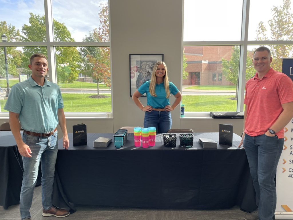 Patrick Industries (@impactpatrick) on Twitter photo Patrick is here at Taylor University, come see us <a href="/taylortrojans/">Taylor Trojans</a>! We are in the Larita Boren Campus Center, from 11-2 p.m. We can’t wait to meet you! Patrick is here at Taylor University, come see us <a href="/taylortrojans/">Taylor Trojans</a>! We are in the Larita Boren Campus Center, from 11-2 p.m. We can’t wait to meet you!