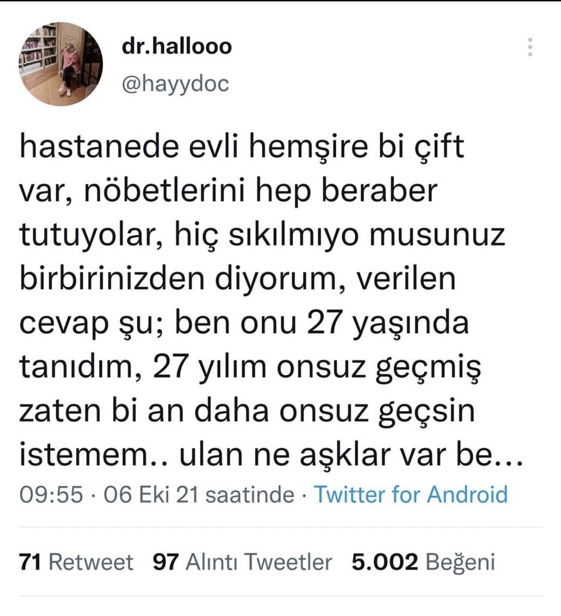 Arkadaşlar kusura bakmayın ama kocamla aynı serviste çalışsak sinirden her gün yastık yumruklarım. Nasıl buna imreniyorsunuz 🤦🏻‍♀️