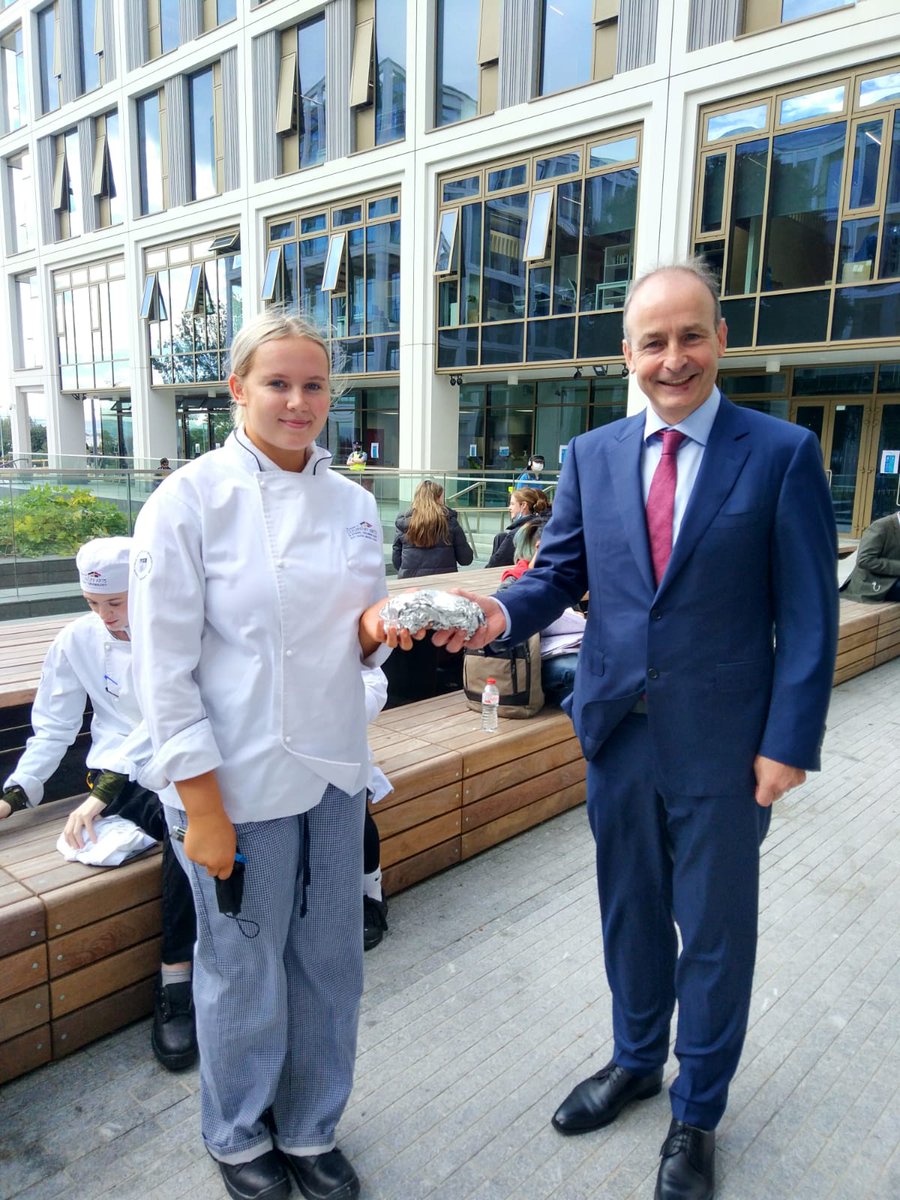 MichealMartinTD's tweet photo. Great visit to @WeAreTUDublin to meet students and launch the #ConveneEnterpriseForum.

Projects like this, combining enterprise and education can be a game-changer.

Our NDP commits to substantial investment from primary level right through to advanced research &amp; innovation. https://t.co/UcGUaWNgqg