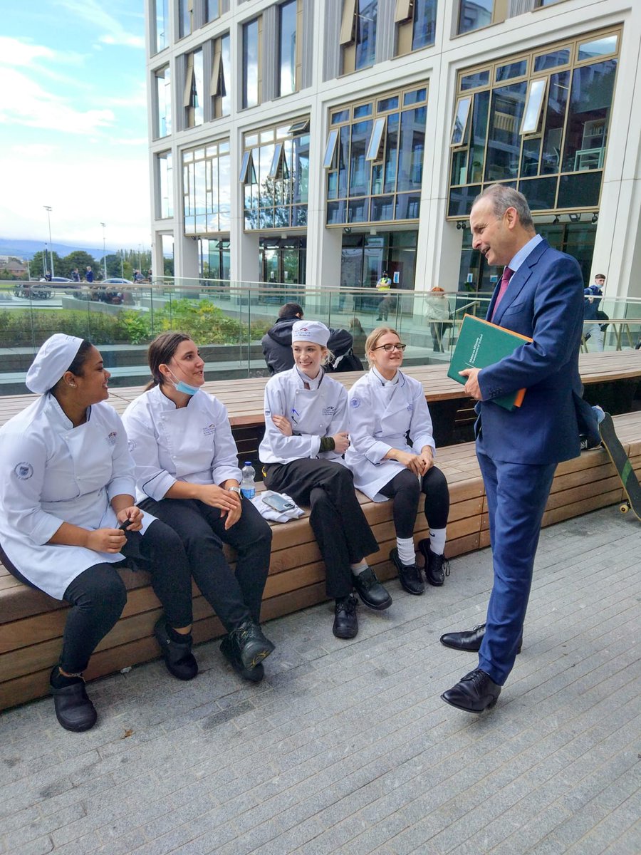 MichealMartinTD's tweet photo. Great visit to @WeAreTUDublin to meet students and launch the #ConveneEnterpriseForum.

Projects like this, combining enterprise and education can be a game-changer.

Our NDP commits to substantial investment from primary level right through to advanced research &amp; innovation. https://t.co/UcGUaWNgqg