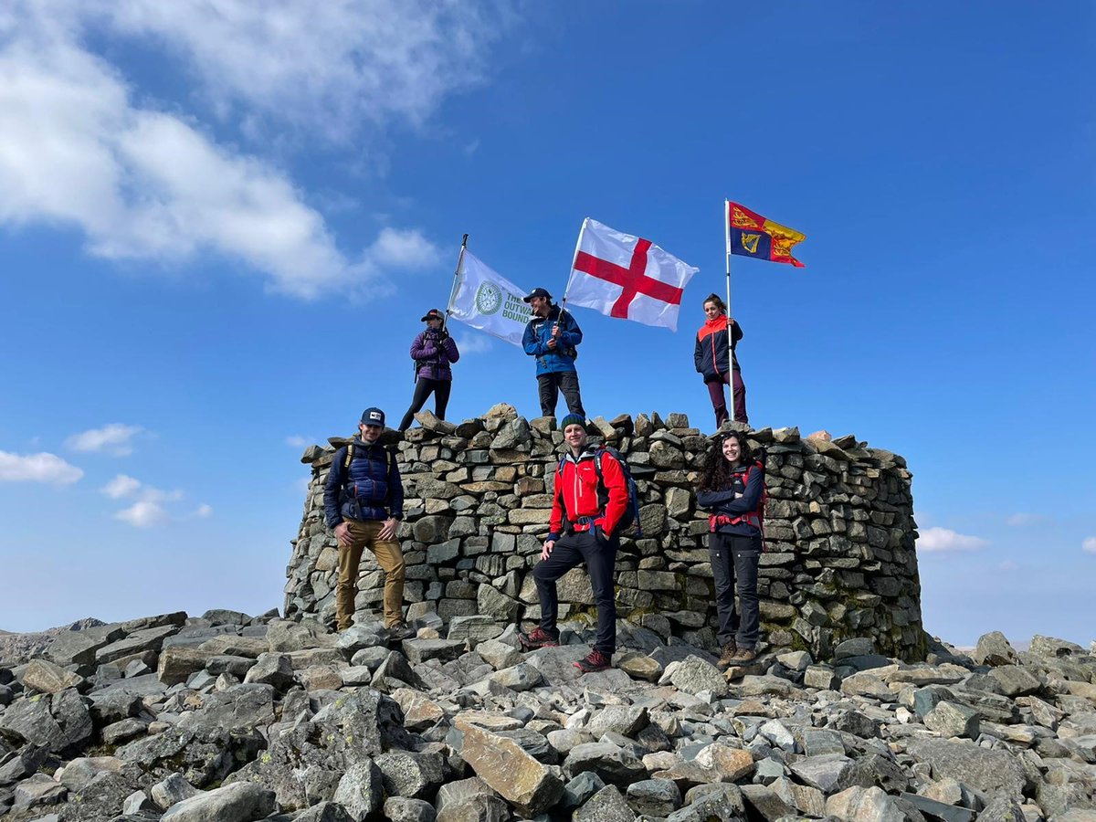 OutwardBoundUK's tweet photo. #OB80 ROYAL PATRON
To commemorate the contribution HRH The Duke of Edinburgh made to #OutwardBound - on the day of his funeral, instructors from across our centres climbed the three highest peaks in the UK to raise flags in his honour.
#ThreePeakTribute @RoyalFamily #PrincePhilip https://t.co/jKiovMh4yQ