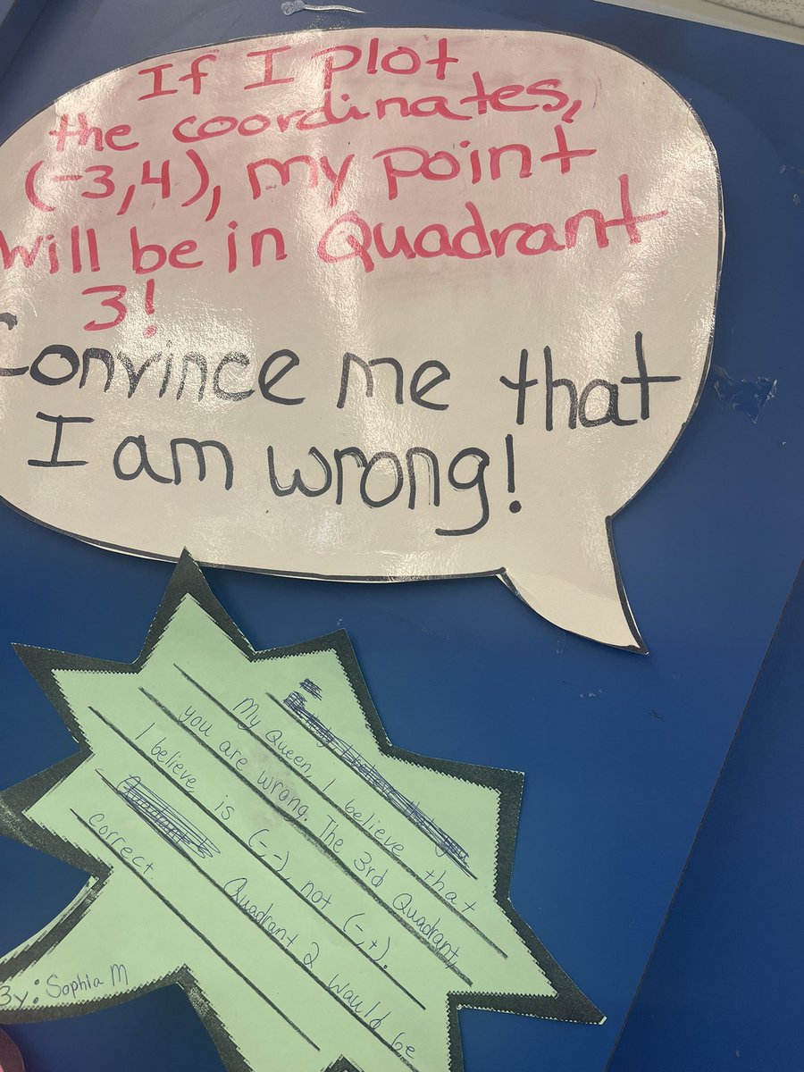 FoxChapelTigers's tweet photo. Mrs. Healy wants us to convince her she's wrong!! #year1 #math #mathematicians #inquiry https://t.co/zccOk2c22B