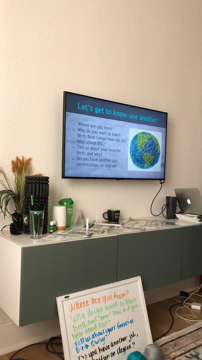 MomRN's tweet photo. Day 1 of Birth Boot Camp Childbirth Instructor Certification Hands-on Training with @bluelotusdoula Amy Anderson, Birth Boot Camp Instructor and Doula!

#birthbootcamp #BBCI https://t.co/ajGH0Tj0q1