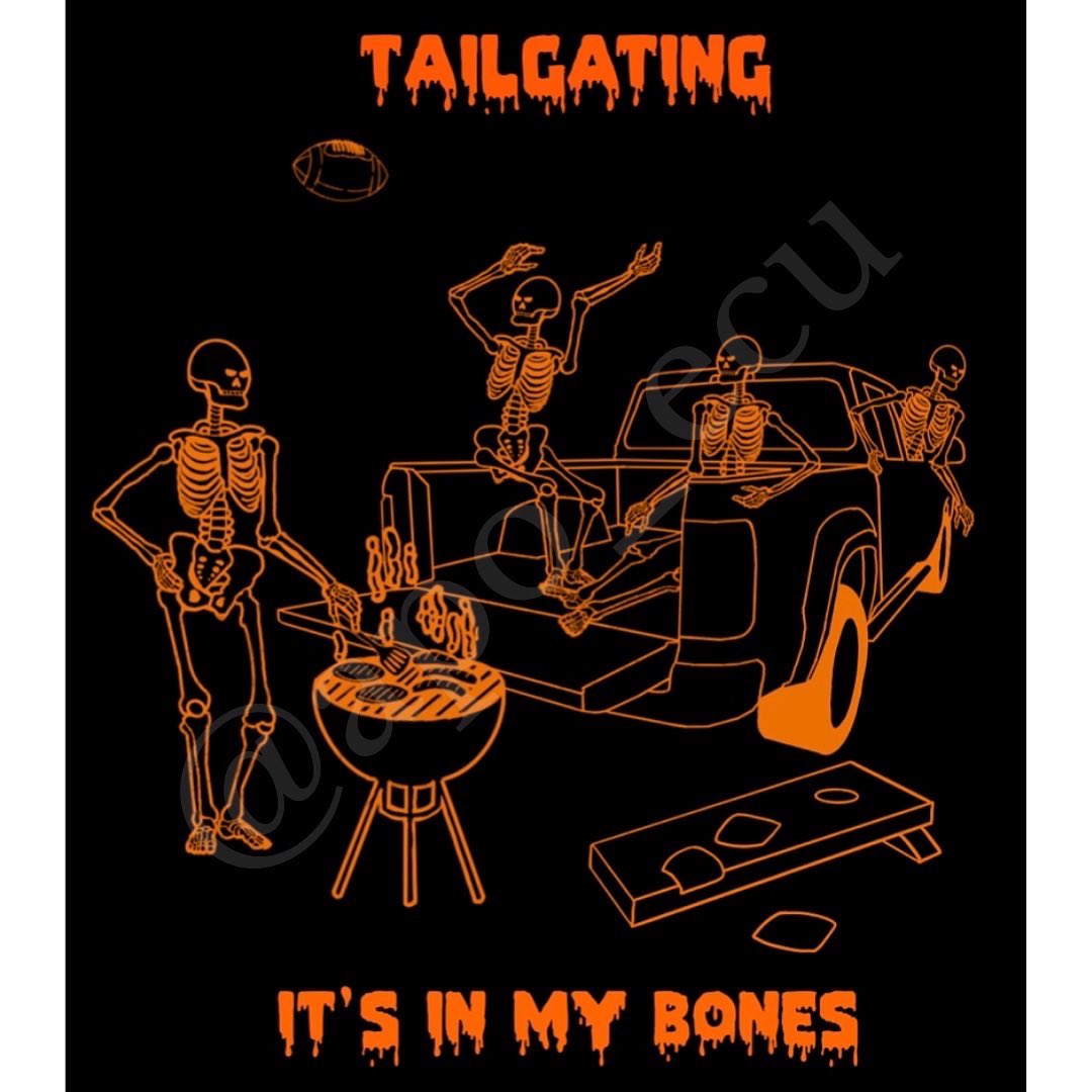 As we get deeper into football season and Halloween, why not get a spooky shirt to reflect that?! If you go to ECU, Tailgating is in our bones! Follow our QR code to order, then cash app $KYAPO. Even if you aren’t an ECU student, but love the shirt—the QR code is for you too!