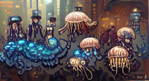 joeythemonste's tweet photo. Jellyfish squad #pixelart #nerdyrodent @NerdyRodent #AIart #AIArtwork #generativeart https://t.co/u3m7aHCKJi