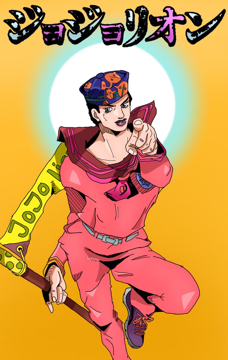 Volume 27 Josuke in anime artstyle