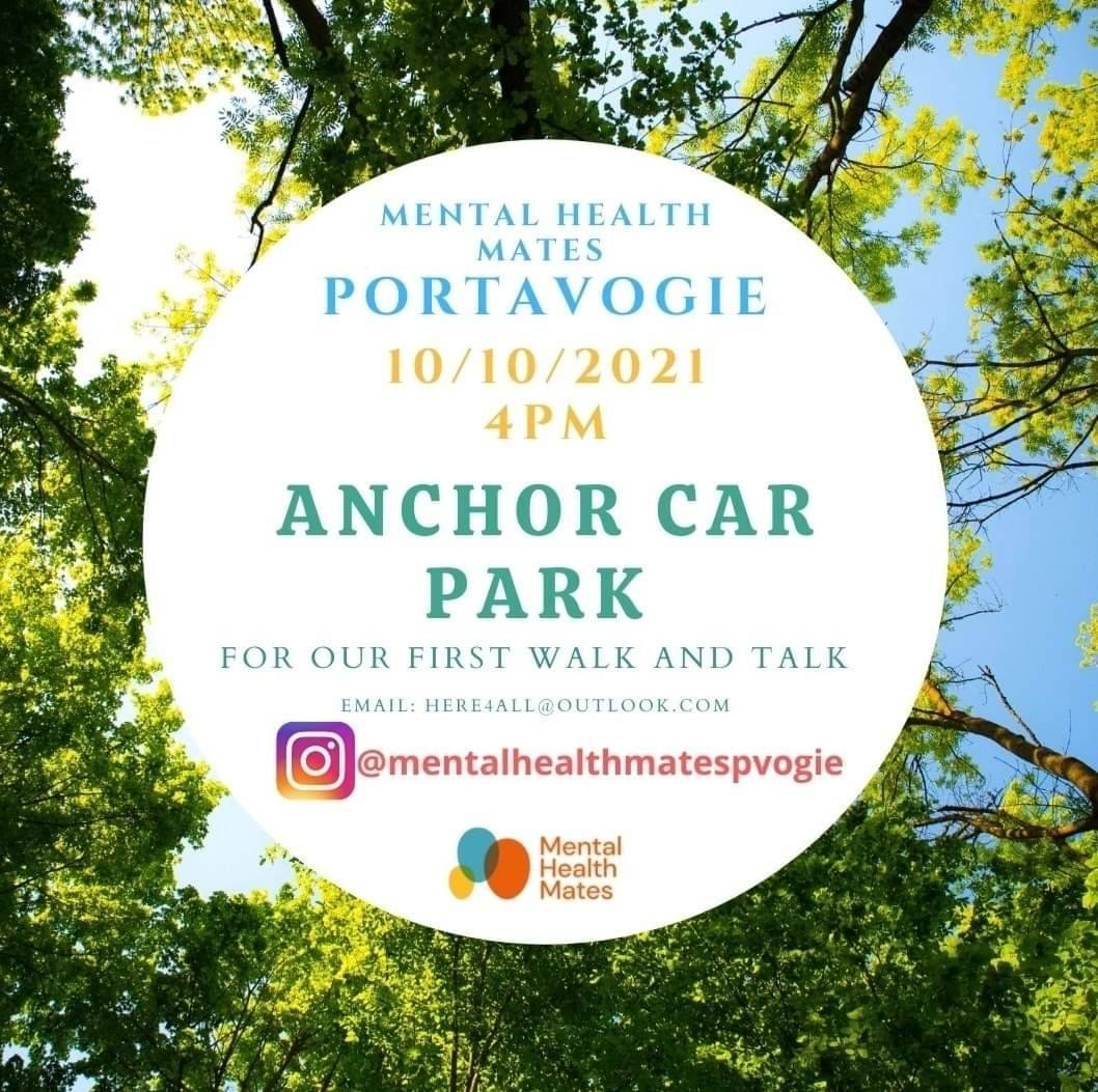 Here4all_'s tweet photo. A little reminder of the Mental Health mates Walk and Talk this Sunday on World Mental Health Day at 4pm

Everyone is welcome, bring your children along as well as pets if you want. https://t.co/Ey9A5EL3H2