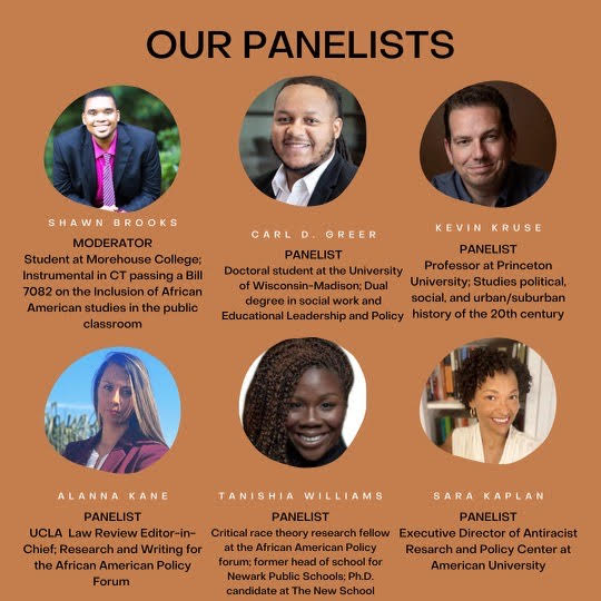 The Prize Council, past <a href="/Princeton_Prize/">Princeton Prize in Race Relations</a> awardees, is hosting its first event, a virtual panel on Critical Race Theory on Wed, 10/13 @ 7PM EST.  
Register here: tinyurl.com/px6jjuxk. Join the Zoom: tinyurl.com/2vh6kvh4

@<a href="/KevinMKruse/">Kevin M. Kruse</a>