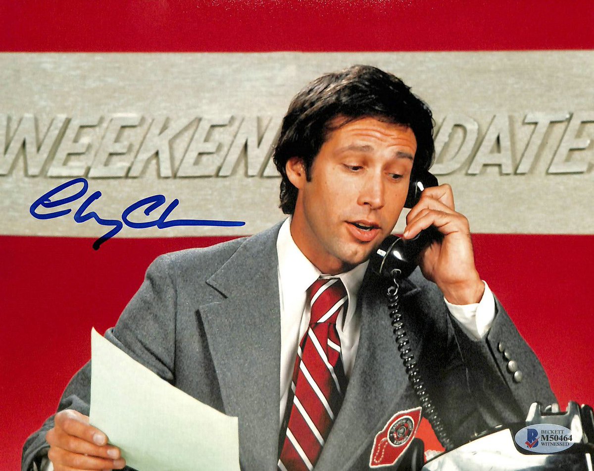 PressPassMem's tweet image. 📢 Last call! Chevy Chase send-in deadline is Monday 10/11! Contact us today to reserve your space: (877) 278-0520 chevy@presspasscollectibles.com #ppcexclusive #chevychase #autographsigning