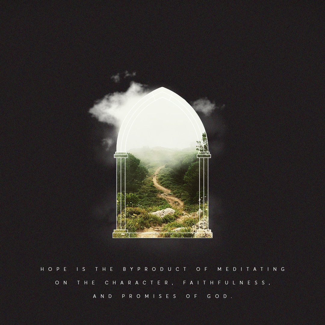 valleycreek's tweet photo. What are you meditating on this week? What has your focus? How's your hope? Hope is the byproduct of meditating on the character, faithfulness, and promises of God. #UnshakableHope #TheAncientFuture https://t.co/OPVWHkqbIU