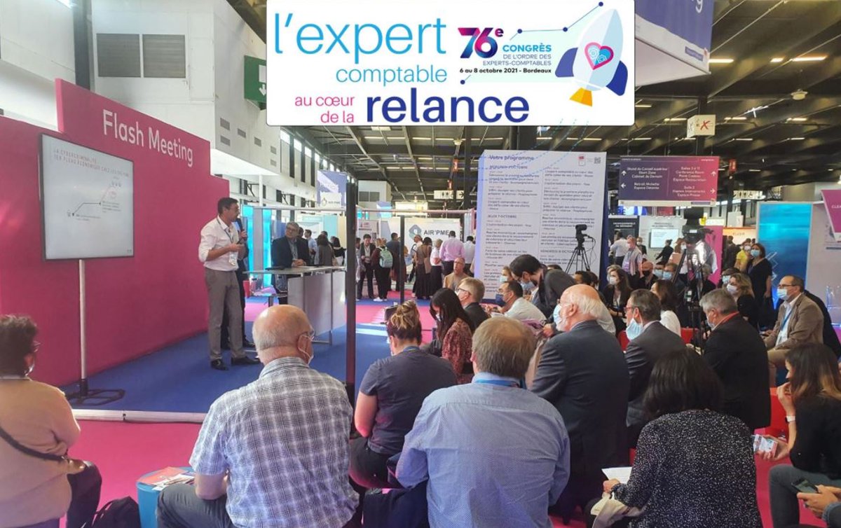 <a href="/Wooxo_/">Wooxo solutions</a> au Congrès du Conseil supérieur de l'Ordre des Experts-Comptables de Bordeaux. 🚀 Guillaume Lannoy anime des Flash Meetings aux côtés d'#Origa Group jusqu'à demain pour soutenir la prévention des risques cyber auprès dès cabinets et de leurs clients.