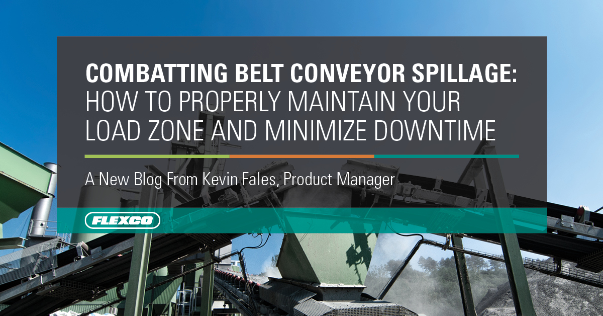 flexco's tweet photo. The load zone is often one of the most overlooked areas for system efficiency, yet it sees every ton of material you are moving in your operation. In his latest blog, Product Manager Kevin Fales shares tips on how you can defeat spillage in your load zone. https://t.co/KjskdvEdHq https://t.co/pMCHTlnVh4