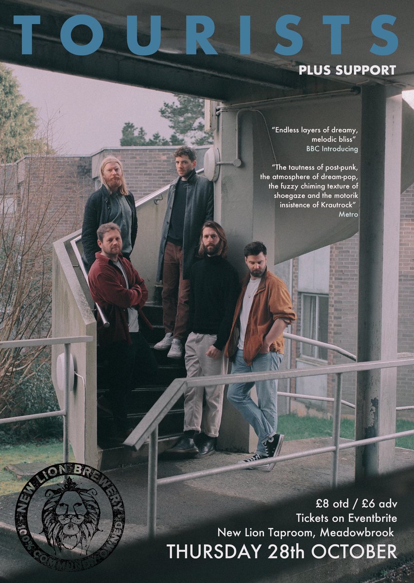 touristsuk's tweet photo. Next up!! Proper excited for our first gig at @NewLionBrewery in Dartington later this month. Support acts TBA very soon. Music from 8-11pm. 

Get your £6 advance tickets here - https://t.co/puCGp1DRLK

See you there xx https://t.co/zM0knCX1qS