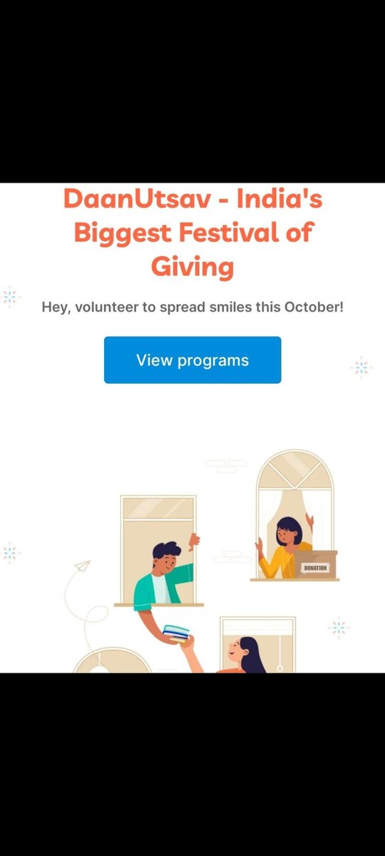 CrypptoGeek's tweet photo. The happiest people are the ones who have something to give. People from all walks of life, ages, and genders come together to change lives on India’s biggest festival of giving, Daan Utsav! https://t.co/lKHVn8AbIZ
