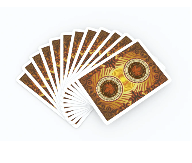 bicyclecards's tweet photo. ♣️♦️♥️♠️  The Custom Division is celebrating the first week of Autumn with the Bicycle Four Seasons, Autumn deck by Magic Trick Store! 
Contact the Custom Division today to start your own deck!
#USPCC #Bicyclecards #custommade #customplayingcards   #firstdaysofautumn https://t.co/5BaZRIeSaR
