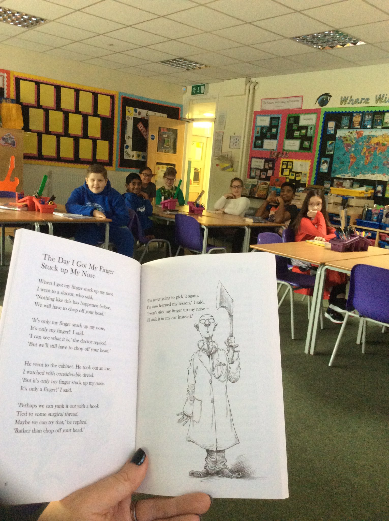 St. Bernadette's on Twitter "Year 5 loved sharing poems from Juggling