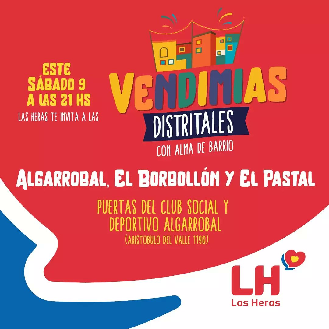 lasherasmza's tweet image. 🎉🍇 #VendimiasDistritales en el departamento 🥳 Te invitamos a participar de las fiestas, hay baile con música en vivo, diversión y la elección de la representante del distrito 👑 SABADO 09/10
#Algarrobal #ElBorbollon #ElPastal
Club Social y Deportivo El Algarrobal