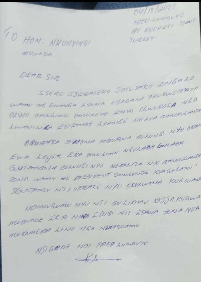 WaRashidah's tweet photo. @NkunyinjiMuwada @NkunyinjiMuwada mwetereze nebanno ffe tubikoye. If PATO was arrested and from nowhere he is out, then FRED LUMBUYE MUST be out also. Mulekere awo okuzanyila kubanayuganda.  STOP playing with the STRUGGLE. Ekyadondo kumpi nyo nyo naye webereremu ffe tubakoye https://t.co/C29Az5ElFd