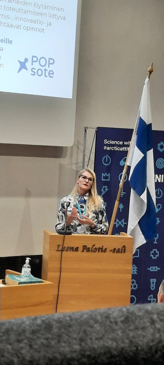 #eHealth2021 <a href="/PauliinaHyrkas/">Pauliina Hyrkäs</a> #oys2030 Pauliina kertoi kuinka innovoidaan ja yhteiskehitetään Pohjois-Pohjanmaan sotealueella.