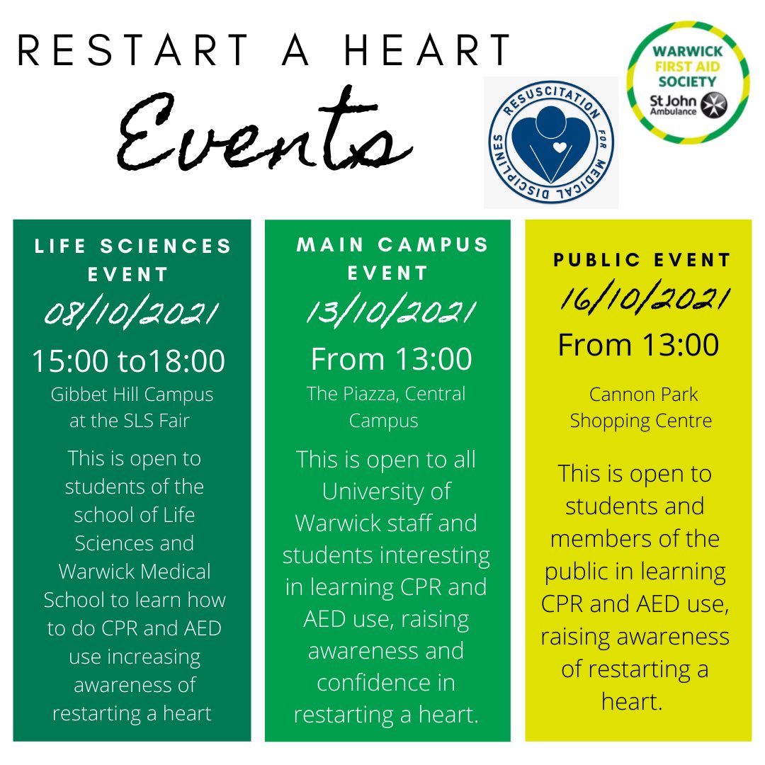Warwick First Aid Society tweet media