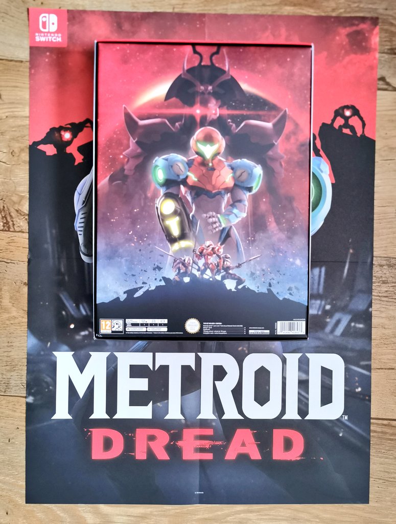 Keevaroo_'s tweet photo. HOLYYY SHIIITTT! IT'S EVEN MORE BEAUTIFUL IN PERSON 🥵  #MetroidDread #MetroidDreadSpecialEdition https://t.co/JBBfsYrToW
