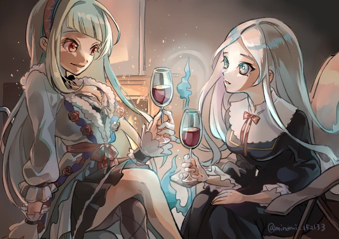 ご依頼いただいたフリアエさんとウコバクさんです
ありがとうございました～! 