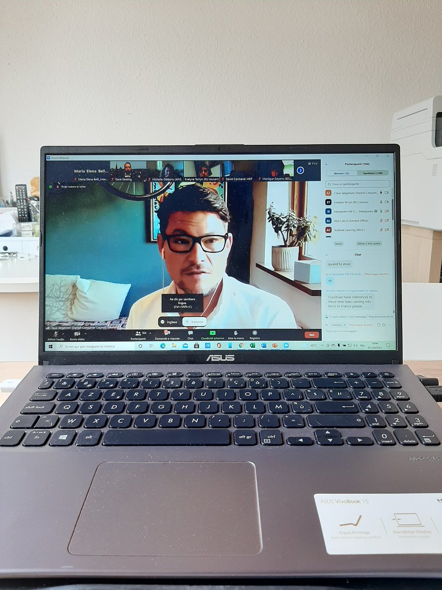 MariaElenaBelli's tweet photo. Simultaneous interpreting and chef d'équipe for the European Consumers' Organisation on the occasion of the event: "Getting rid of greenwashing in the EU: how to restore consumer confidence in green claims".
#consumersdebate https://t.co/uXb8JDIJbw