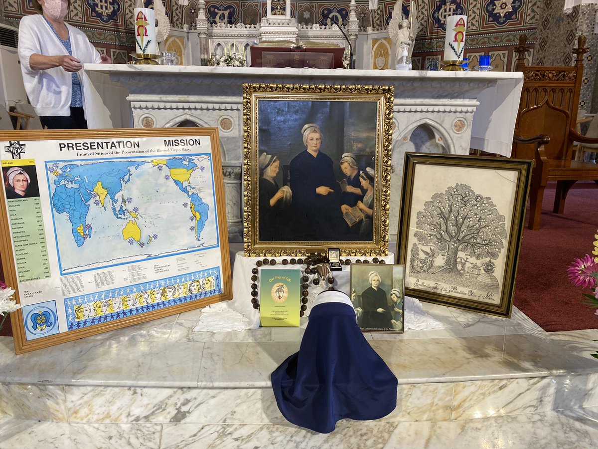 PresCisland's tweet photo. We were delighted to celebrate Mass with the Presentation sisters today on the 175th anniversary of the establishment of Castleisland convent @ceist1 @PresSisNE @radiokerrynews @kerryman_ie @Kerrys_Eye @NanoNaglePlace https://t.co/fX9bVxa5hj
