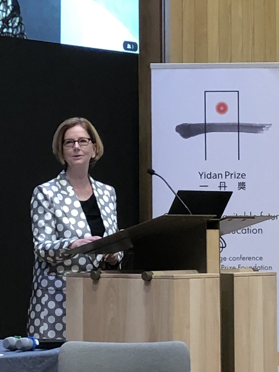 Great to hear <a href="/JuliaGillard/">Julia Gillard</a> as ever, talking about her <a href="/GPforEducation/">Global Partnership for Education</a> journey - shift to countries in the driving seat. Need to go beyond talking rhetoric of partnership #equitablefuture