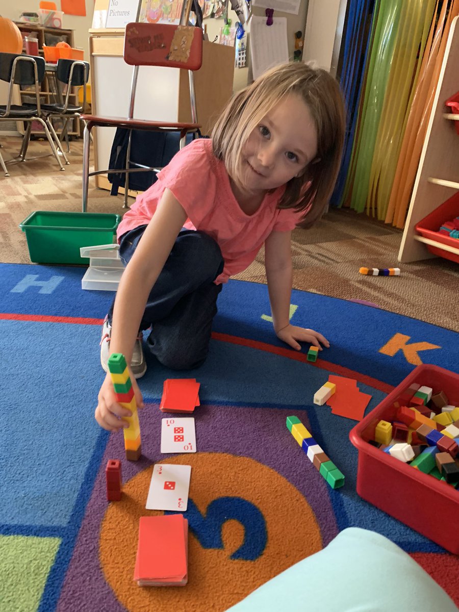 mckgarten's tweet photo. After 15 years of teaching Top It (the card game you use to call War) to kinders, I FINALLY came up with a plan that works for all learners! Hope this is helpful to someone! @everydaymath @teacher2teacher #math #kindergarten #topit #differentiate https://t.co/FnD4xKEBmO