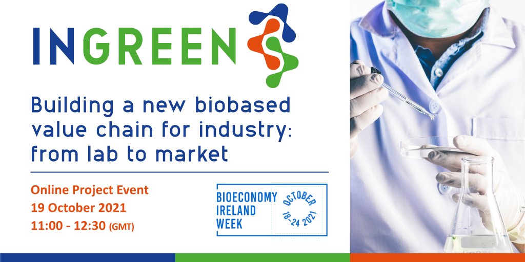 ingreeneu's tweet photo. Join the #Ingreenproject online event! Key learnings from industry partners and research experts on developing new functional innovative ingredients from whey side streams for pharmaceuticals, cosmetics and the food sector https://t.co/qRV1fsLMvt
#irishbioeconomy @narinderbains1 https://t.co/cCim41XrZJ