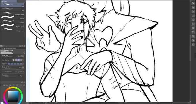 ( spop ) hello friends it's been a while since i drew Them 