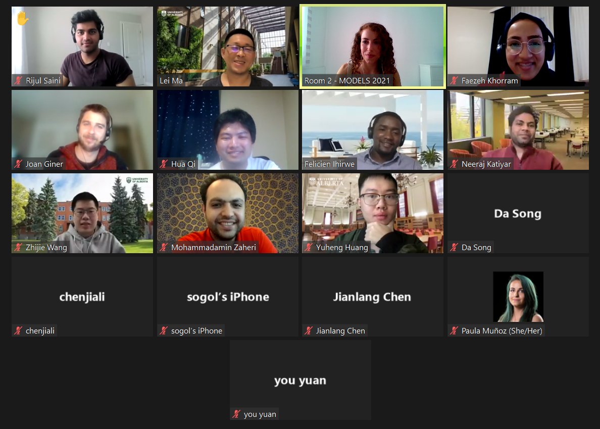 modelsconf's tweet photo. Our student volunteers are ready for MODELS to begin next Sunday! Thank you so much to all of you for assuming such an important role! https://t.co/3s9E8eLLfw