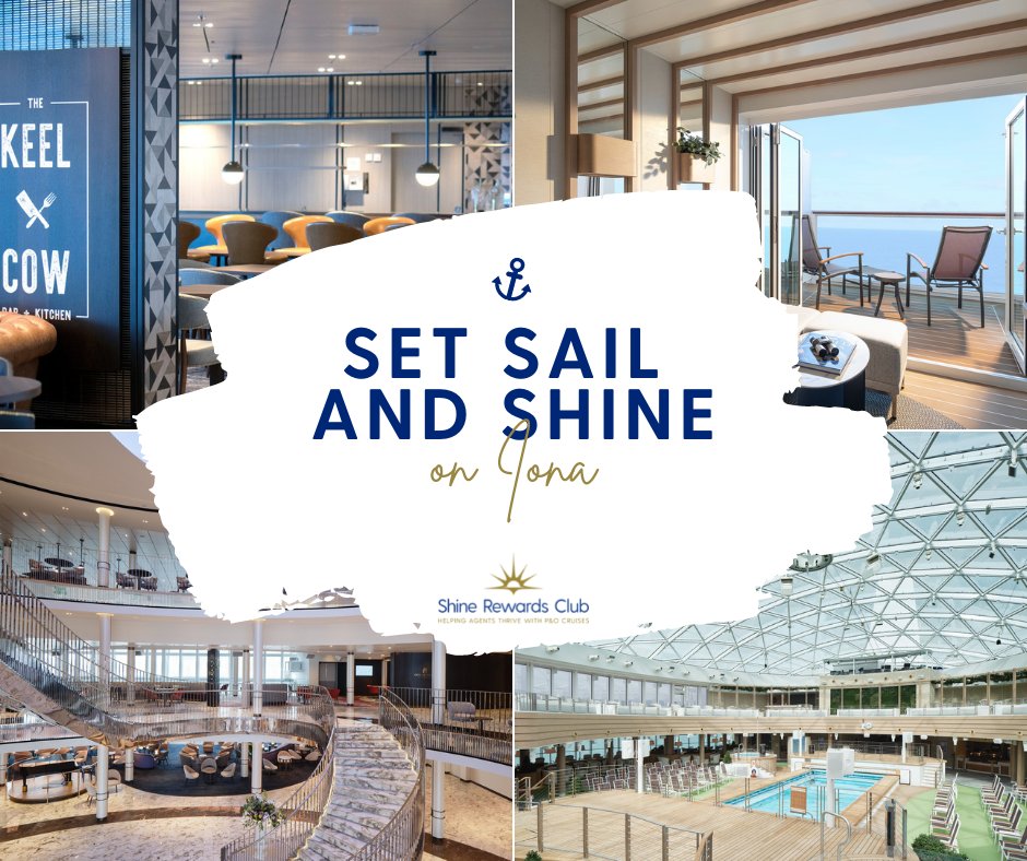 Who’s ready to Set Sail and Shine on Iona?⚓

We want everyone to experience our fantastic new ship, and to help get you on board, we will be funding 50% of your fare when you Set Sail and Shine on Iona!

Find out more: shinerewardsclub.com/po/holiday-wit…