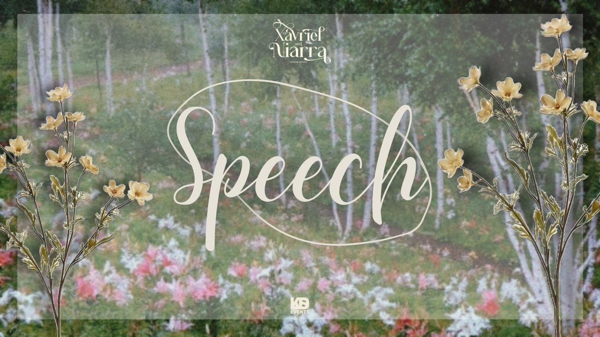 ͏͏       
    
           XAVIARRA: A Fairytale of Forever      
        •   NEWLY WED COUPLE SPEECH  •   

              #AFairytaleOfForever 
          #XaviNiaParaTayoSaIsatIsa 
              #XavIsRiONEandONLY      
       
͏͏       
͏