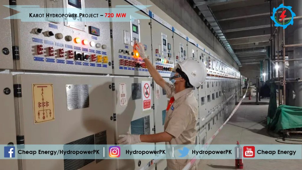 HydropowerPk's tweet photo. #KarotHydropowerProject  
Electro-mechanical activities are at their peak. All workers are struggling hard to achieve the Project Timelines
The project is being constructed on #JhelumRiver. The Project physicals progress is over 93% &amp; first unit commissioning is expected in 2022 https://t.co/KTLpxPjCk1