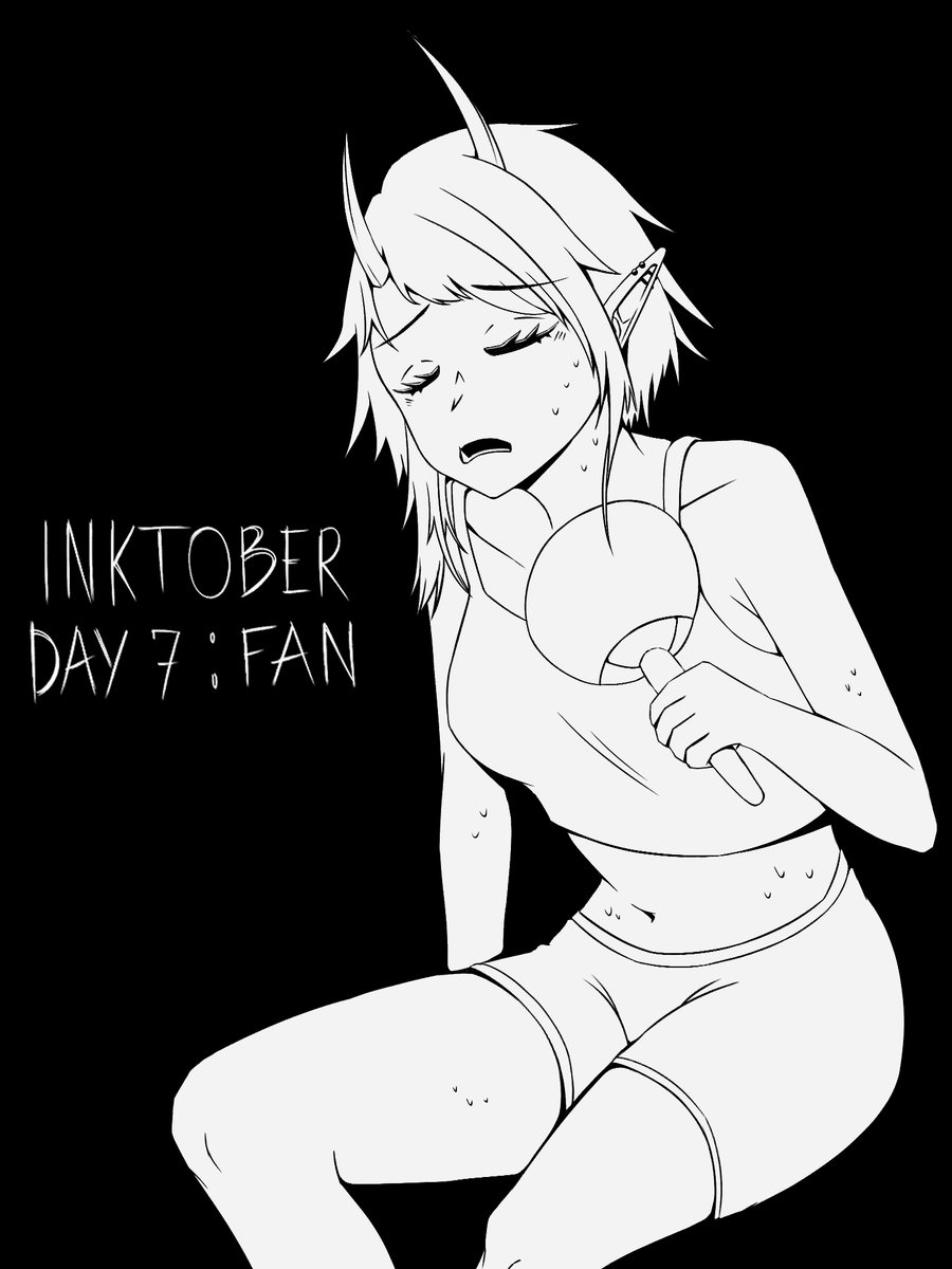 #inktober2021 Day 7
Theme: #fan 