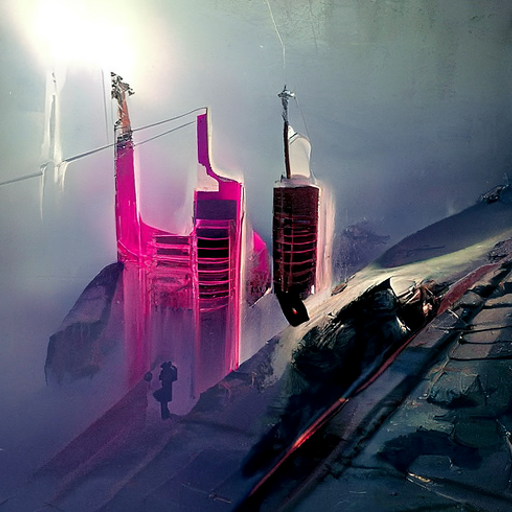 CyberartRealm's tweet photo. Prompt used: A Cyberpunk City within a misty mountain by Syd Mead
#clipguideddiffusion #digitalart #aiart #generativeart
@images_ai
#vqgan #clip #machibelearning #futureofart https://t.co/WbbTi2uelz