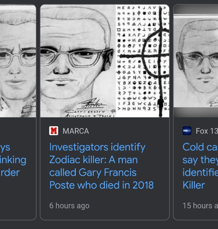 WildinMonsters's tweet photo. The Zodiac Killer was a Joanne stan???? https://t.co/WJZ4bt9Eio